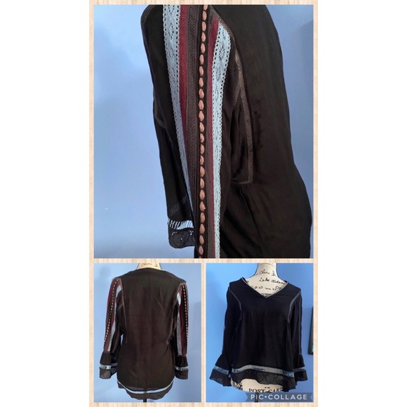 Anthropologie Tops - BOGO Anthropologie Bl^nk boho top M NWTS